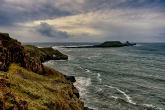 Worms Head from the old castle