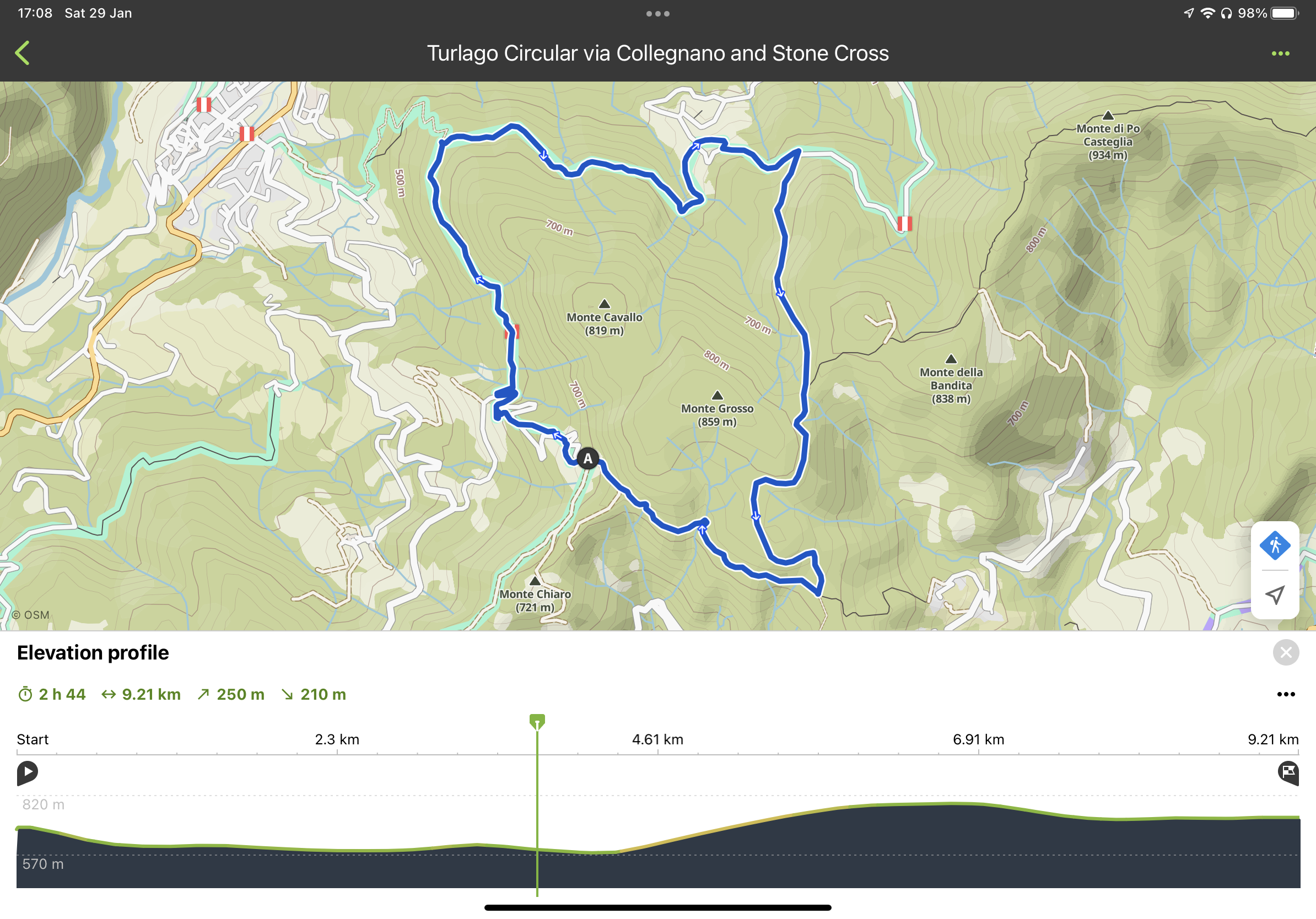 Turlago Circular via Collegnano & the Stone Cross